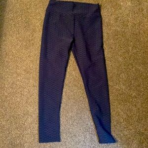 Tiktok leggings NWOT. NAVY BLUE